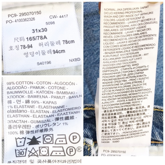 Levi’s 502 Light Wash Medium Rise Jeans - Picture 8 of 9